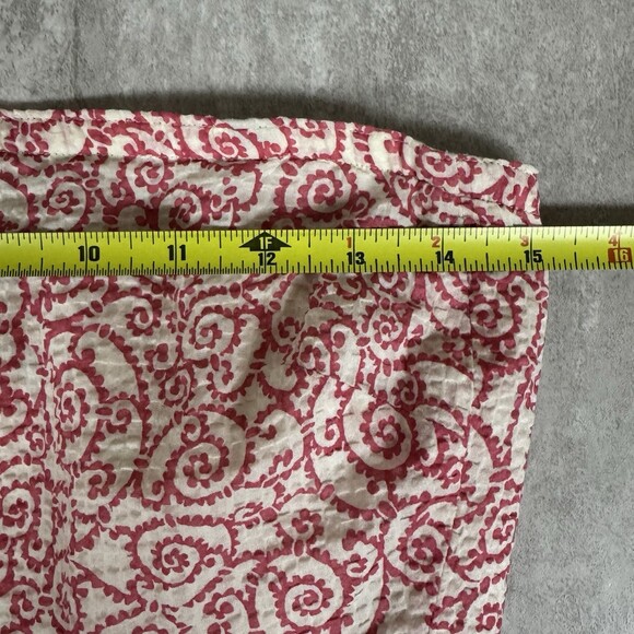 Y2K J. Crew Strapless Empire Waist Pink White Dress Cocktail Resort 6P - Picture 10 of 10